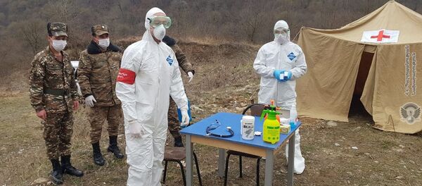 Профилактические меры предосторожности по недопущению короновируса в ВС - Sputnik Армения