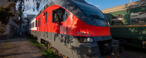 Поезд в ереванском депо ЮКЖД (21 марта 2020). Еревaн - Sputnik Արմենիա