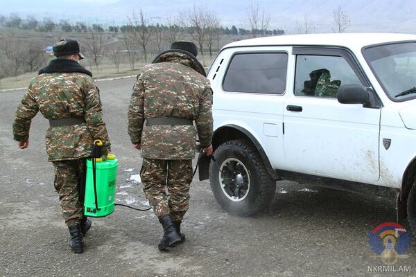 Борьба с коронавирусом: в воинских частях Карабаха проведены проверки Борьба с коронавирусом: в воинских частях Карабаха проведены проверки - Sputnik Армения