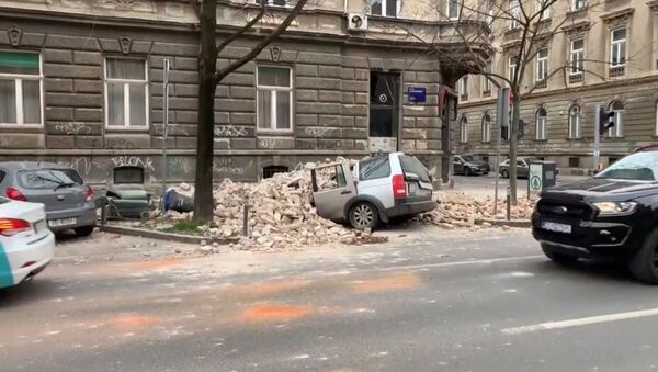 Последствия землетрясений в Хорватии - Sputnik Армения