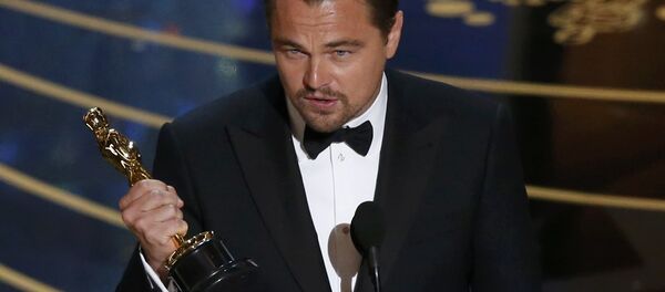 Леонардо Ди Каприо на церемонии вручения наград Оскар - Sputnik Армения