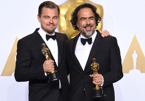 Леонардо Ди Каприо и Алехандро Гонсалес Иньярриту Леонардо Ди Каприо и Алехандро Гонсалес Иньярриту - Sputnik Армения