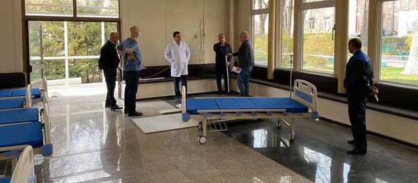 Изолятор для больных коронавирусом Изолятор для больных коронавирусом - Sputnik Армения