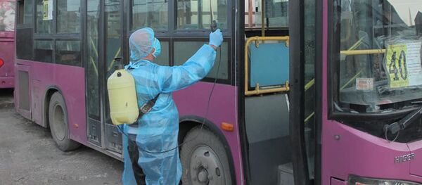 Дезинфекционные работы в Шираке - Sputnik Արմենիա