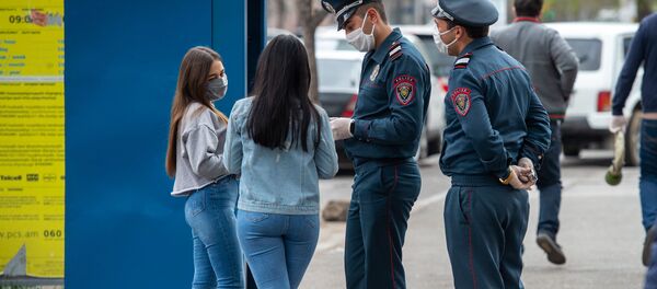 Город во время чрезвычайной ситуации (25 марта 2020). Ереван  - Sputnik Արմենիա