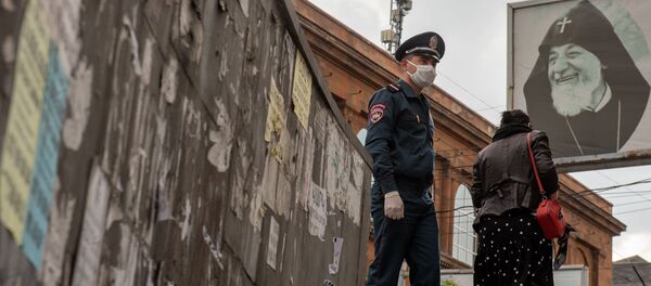 Город во время чрезвычайной ситуации (25 марта 2020). Ереван - Sputnik Արմենիա