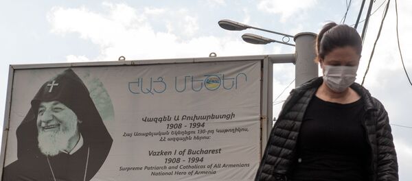 Город во время чрезвычайной ситуации (25 марта 2020). Ереван - Sputnik Армения