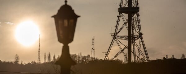 Ереванская телебашня на рассвете - Sputnik Արմենիա