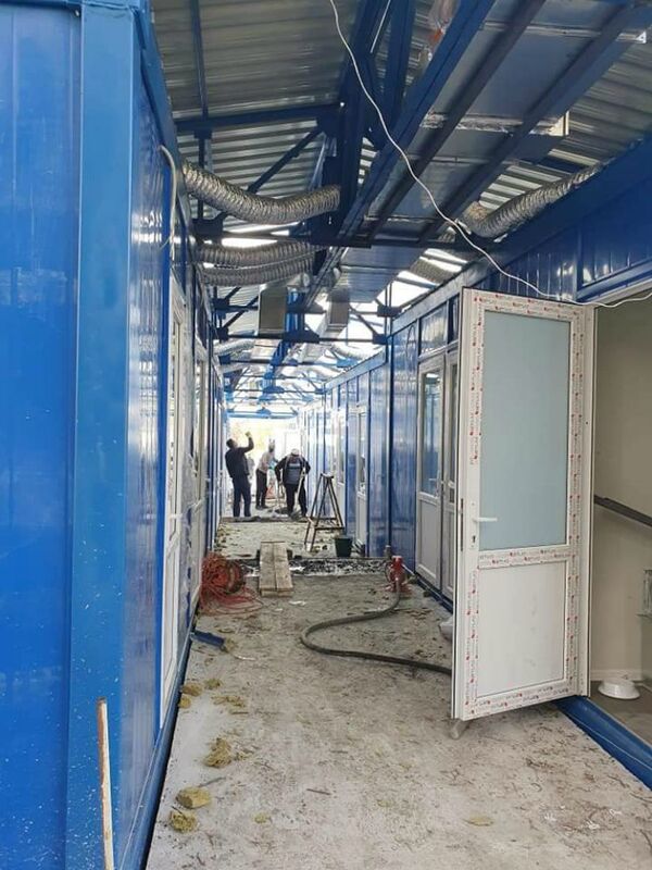 «Նորք» ԲԿ–ին կից կառուցվող նոր մեկուսարանների բոլոր  մոդուլներն արդեն տեղում են - Sputnik Արմենիա