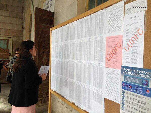 Թեկնածուները ձեռնոց նետեցին․ Արցախում անցկացված ընտրություններին բոլորը դիմակով էին - Sputnik Արմենիա