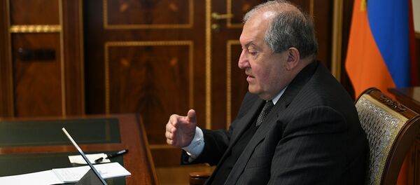 Президент Армен Саркисян и посол Индии в Армении по видеосвязи обсудили ситуацию с новым коронавирусом (30 марта 2020). Еревaн - Sputnik Արմենիա