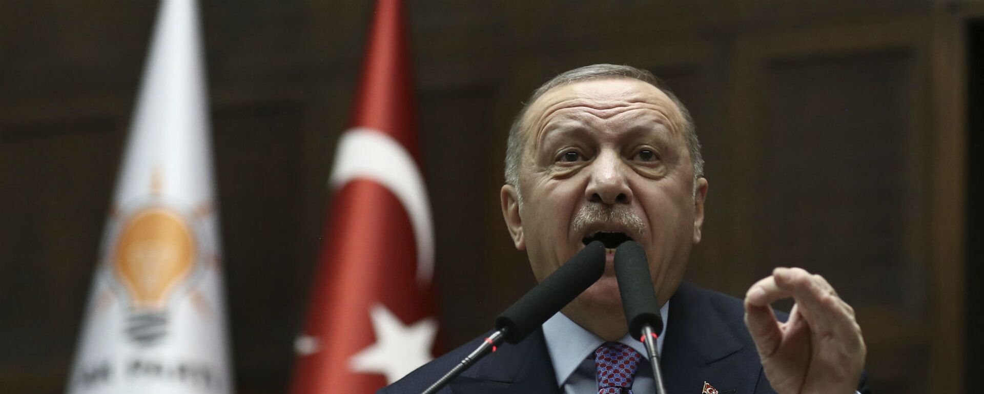 Президент Турции Реджеп Тайип Эрдоган в парламенте (26 февраля 2020). Анкара - Sputnik Армения, 1920, 05.04.2021