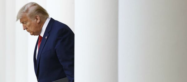 Президент Дональд Трамп на брифинге по коронавирусу в Белом Доме (29 марта 2020). Вашингтон - Sputnik Армения