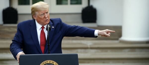 Президент Дональд Трамп на брифинге по коронавирусу в Белом Доме (29 марта 2020). Вашингтон Президент Дональд Трамп на брифинге по коронавирусу в Белом Доме (29 марта 2020). Вашингтон - Sputnik Արմենիա