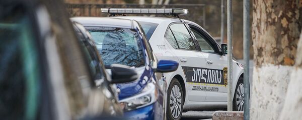 Полицейский автомобиль в Тбилиси Полицейский автомобиль в Тбилиси - Sputnik Армения