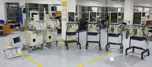 Отремонтированные аппараты искусственной вентиляции легких - Sputnik Армения