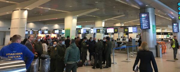 Международный аэропорт Домодедово (6 апреля 2020). Москва Международный аэропорт Домодедово (6 апреля 2020). Москва - Sputnik Արմենիա