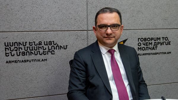Министр экономики Армении Тигран Хачатрян  - Sputnik Արմենիա