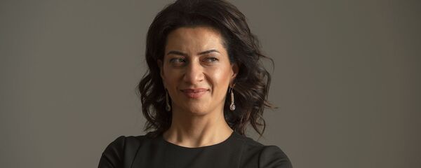 Анна Акопян во время интервью в рамках проекта Леди Sputnik - Sputnik Արմենիա