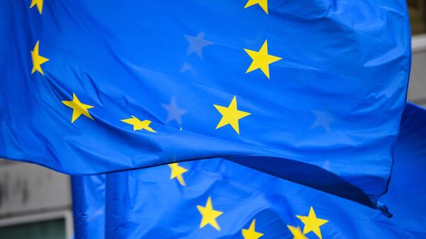 Флаги с символикой Евросоюза - Sputnik Արմենիա