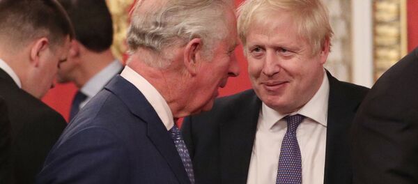 Премьер-министр Великобритании Борис Джонсон (справа) беседует с принцем Чарльзом во время приема, организованного британской королевой Елизаветой II в преддверии саммита НАТО (3 декабря 2019). Лондон Премьер-министр Великобритании Борис Джонсон (справа) беседует с принцем Чарльзом во время приема, организованного британской королевой Елизаветой II в преддверии саммита НАТО (3 декабря 2019). Лондон - Sputnik Արմենիա