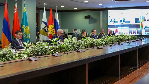 Межправительственный совет ЕЭК (10 апреля 2020). Москвa - Sputnik Армения