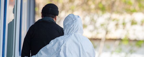 Медицинский персонал инфекционной больницы Норк - Sputnik Արմենիա