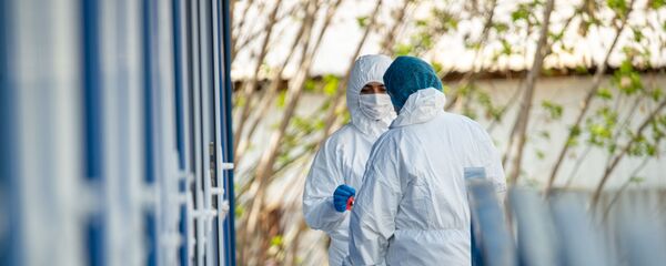 Медицинский персонал инфекционной больницы Норк Медицинский персонал инфекционной больницы Норк - Sputnik Армения