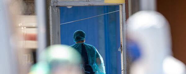 Медицинский персонал инфекционной больницы Норк - Sputnik Արմենիա