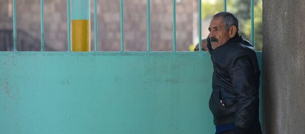 Акция протеста водителей общественного транспорта (14 апреля 2020). Еревaн Акция протеста водителей общественного транспорта (14 апреля 2020). Еревaн - Sputnik Արմենիա