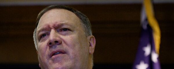 Госсекретарь США Майк Помпео на пресс-конференции (18 февраля 2020). Аддис-Абеба - Sputnik Армения