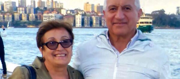 Физик Мишик Казарян и его жена, врач-эпидемиолог Арпик Асратян - Sputnik Армения