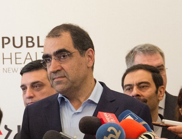 Министр здравоохранения Ирана Хасана Хашеми Министр здравоохранения Ирана Хасана Хашеми - Sputnik Армения