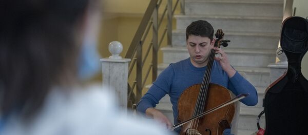 Нарек Ахназарян дал концерт благодарности для медперсонала - Sputnik Армения