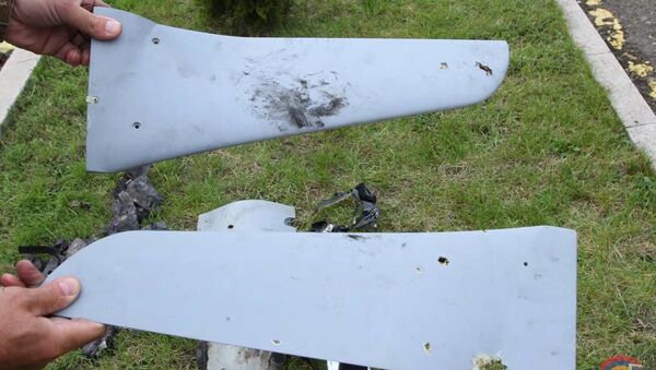 Фотографии обломков беспилотника, сбитого подразделениями ПВО Армии обороны - Sputnik Армения