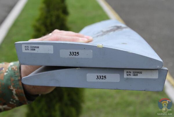 Карабах обнародовал снимки обломков сбитого азербайджанского дрона - Sputnik Армения