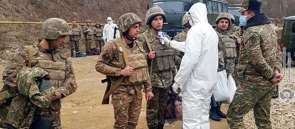 Профилактические меры предосторожности по недопущению короновируса в ВС Профилактические меры предосторожности по недопущению короновируса в ВС - Sputnik Армения