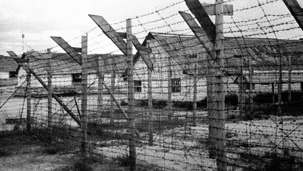 Финский концентрационный лагерь в городе Медвежьегорске. - Sputnik Армения