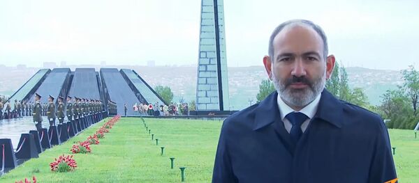 Վարչապետ Նիկոլ Փաշինյանի ՝ Հայոց ցեղասպանության 105-րդ տարելիցի կապակցությամբ - Sputnik Армения