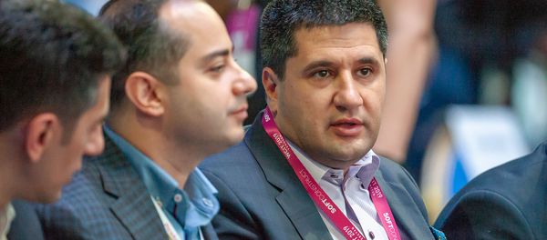 Айк Есаян на форуме WCIT (7 октября 2020). Еревaн - Sputnik Արմենիա