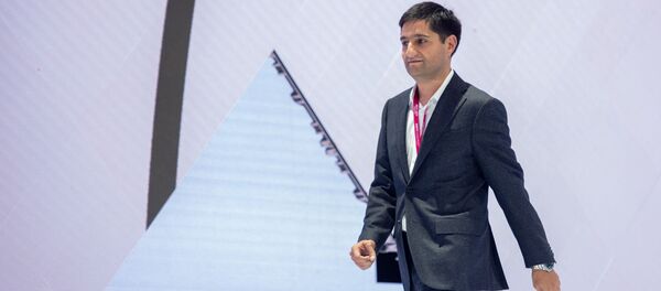 Приветственная речь Александра Есаяна во время церемонии открытия WCIT-2019 (7 октября 2019). Еревaн - Sputnik Армения