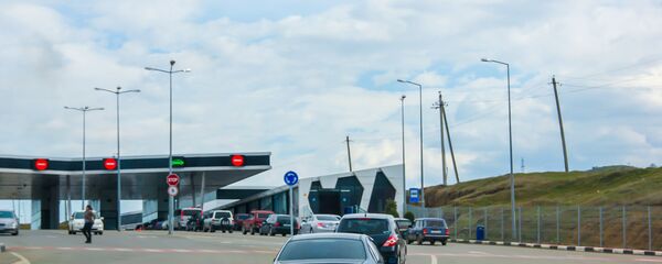 Армяно-грузинская граница. КПП Садахло Армяно-грузинская граница. КПП Садахло - Sputnik Армения