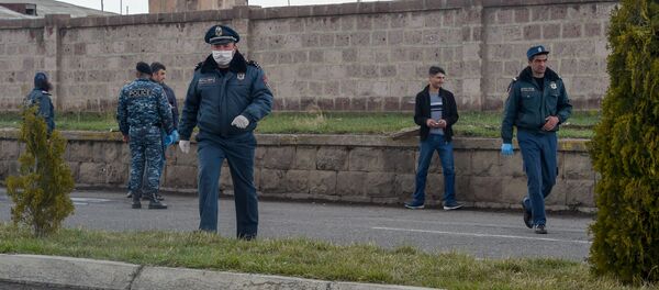 Полицейские на месте преступления (29 апреля 2020). Гавар - Sputnik Արմենիա