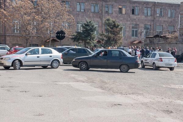 Пикет таксистов - Sputnik Արմենիա