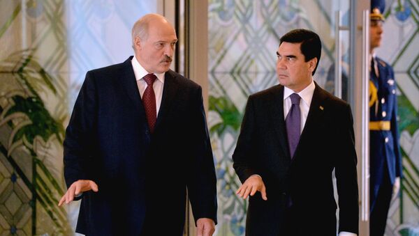 Президент Туркменистана Гурбангулы Бердымухамедов и президент Беларуси Александр Лукашенко - Sputnik Արմենիա
