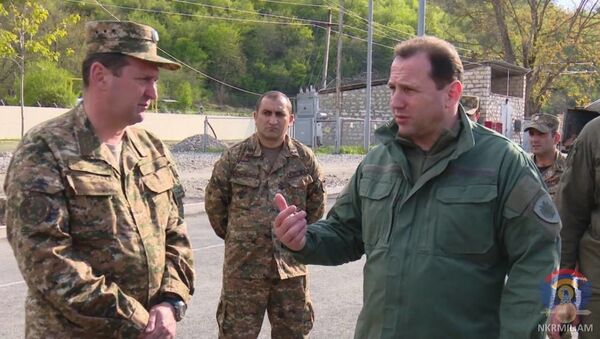 Министр обороны Армении Давид Тоноян посетил ряд воинских частей (2 мая 2020). Карабах - Sputnik Армения