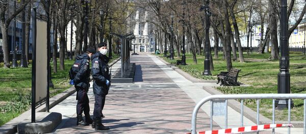 Москва во время режима самоизоляции жителей - Sputnik Արմենիա