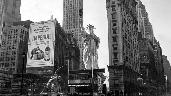 Тайм-Сквер в Нью-Йорке (1950-ые годы) - Sputnik Армения
