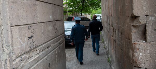 Место происшествия в Юго-Западном Массиве (5 мая 2020). Еревaн - Sputnik Արմենիա