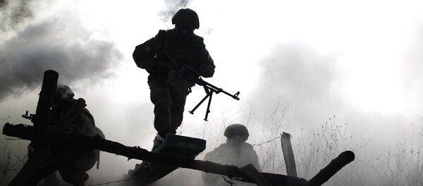 Военнослужащий на учениях Военнослужащий на учениях - Sputnik Армения